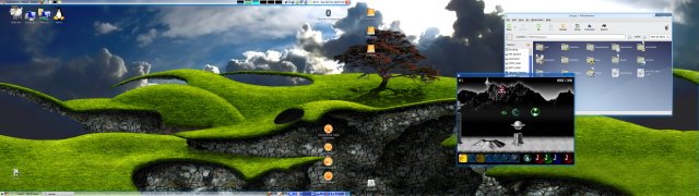 My new uber-widescreen desktop